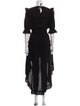 MISA Los Angeles Scoop Neck Long Dress