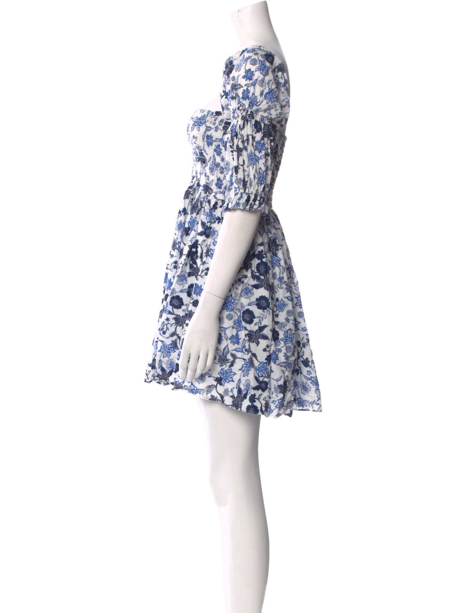 MISA Los Angeles Floral Print Mini Dress