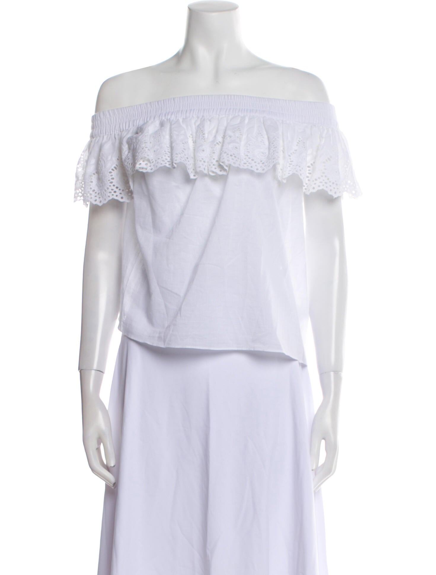 MISA Los Angeles Off-The-Shoulder Short Sleeve Top