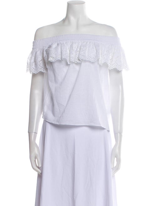 MISA Los Angeles Off-The-Shoulder Short Sleeve Top