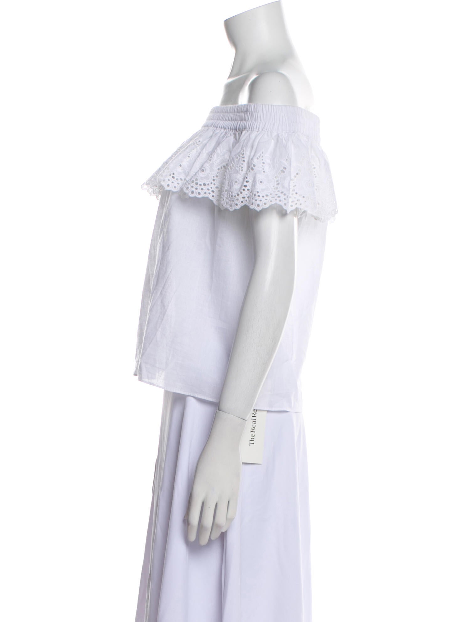 MISA Los Angeles Off-The-Shoulder Short Sleeve Top