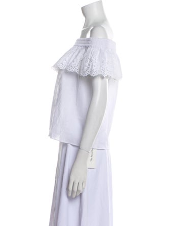 MISA Los Angeles Off-The-Shoulder Short Sleeve Top