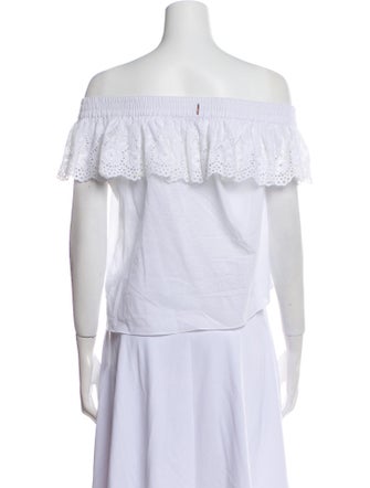 MISA Los Angeles Off-The-Shoulder Short Sleeve Top