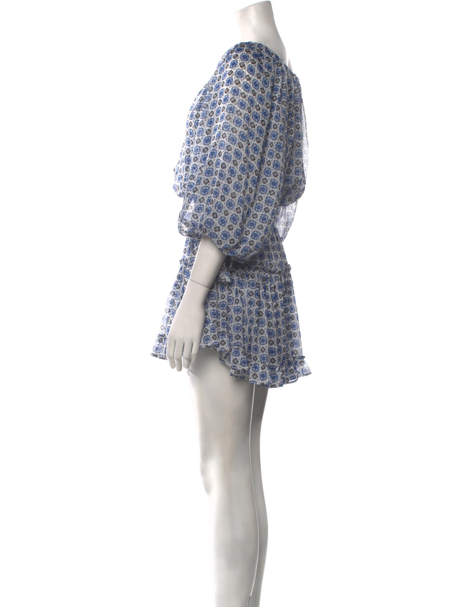 MISA Los Angeles Printed Mini Dress w/ Tags