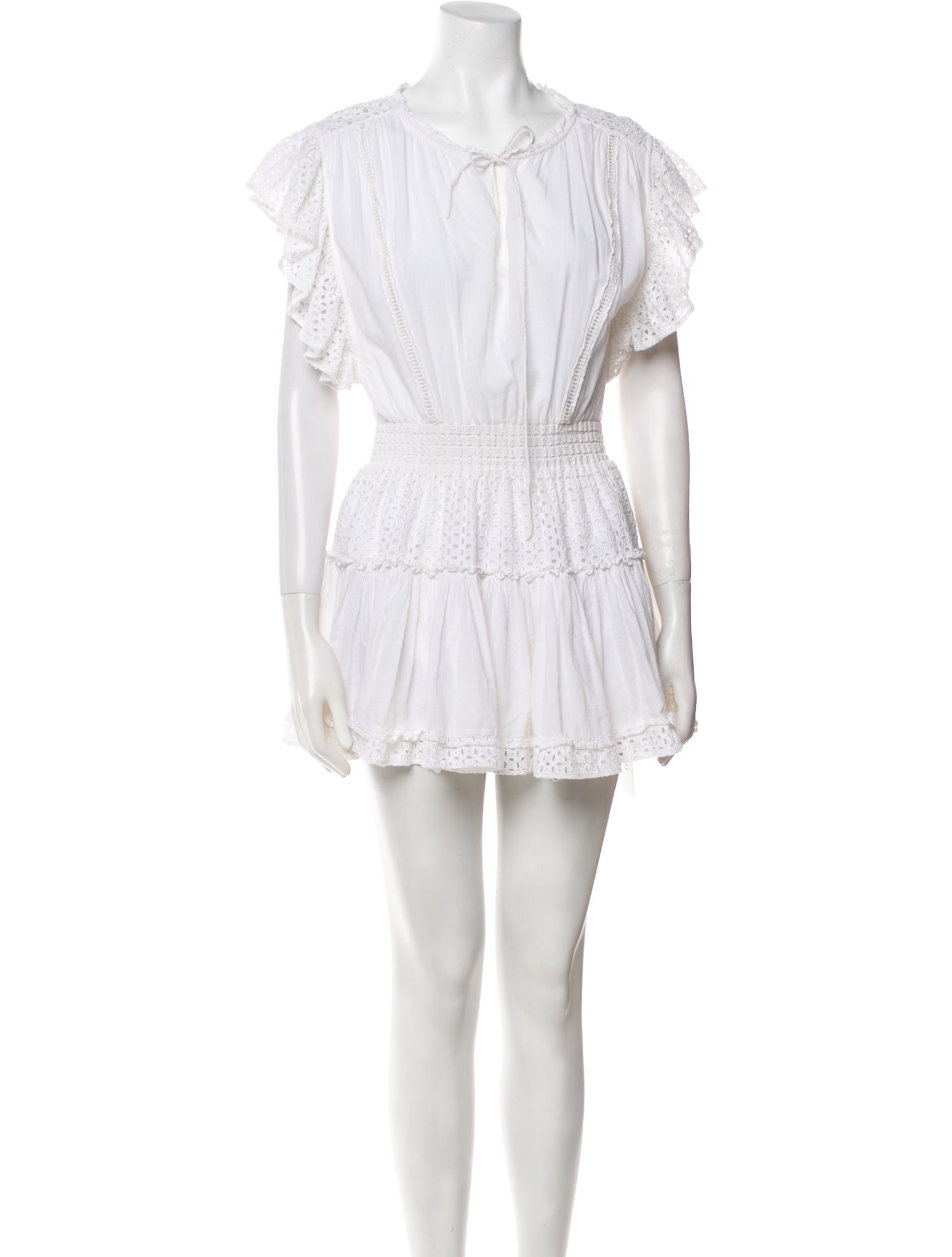 MISA Los Angeles V-Neck Mini Dress