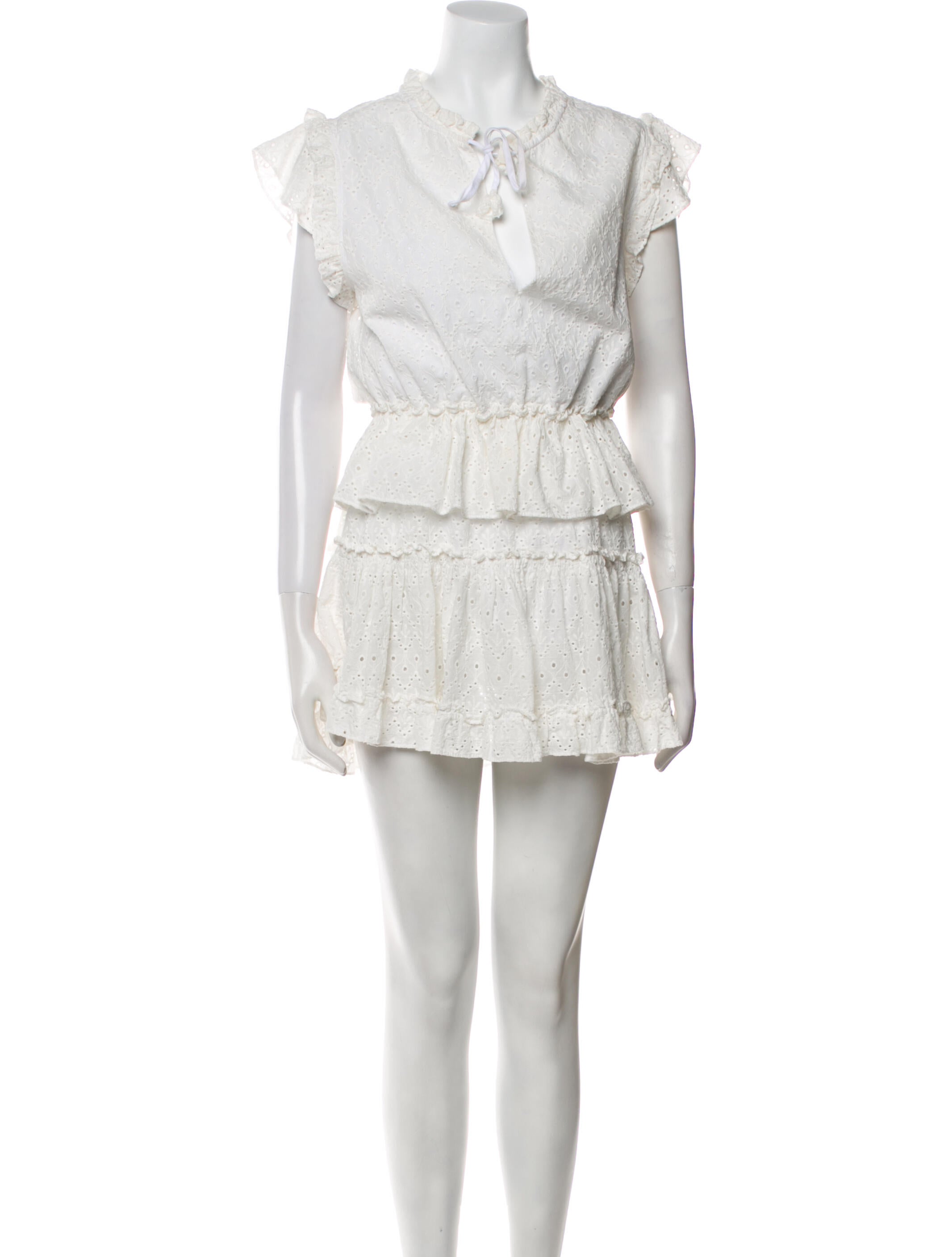 MISA Los Angeles Cowl Neck Mini Dress