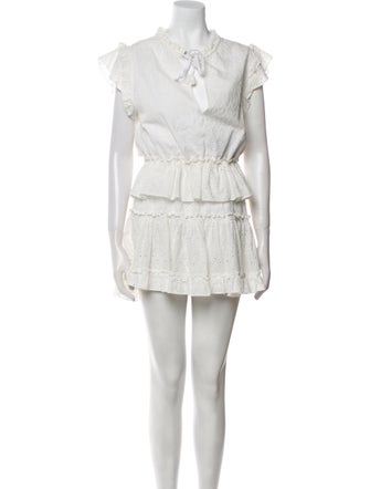 MISA Los Angeles Cowl Neck Mini Dress