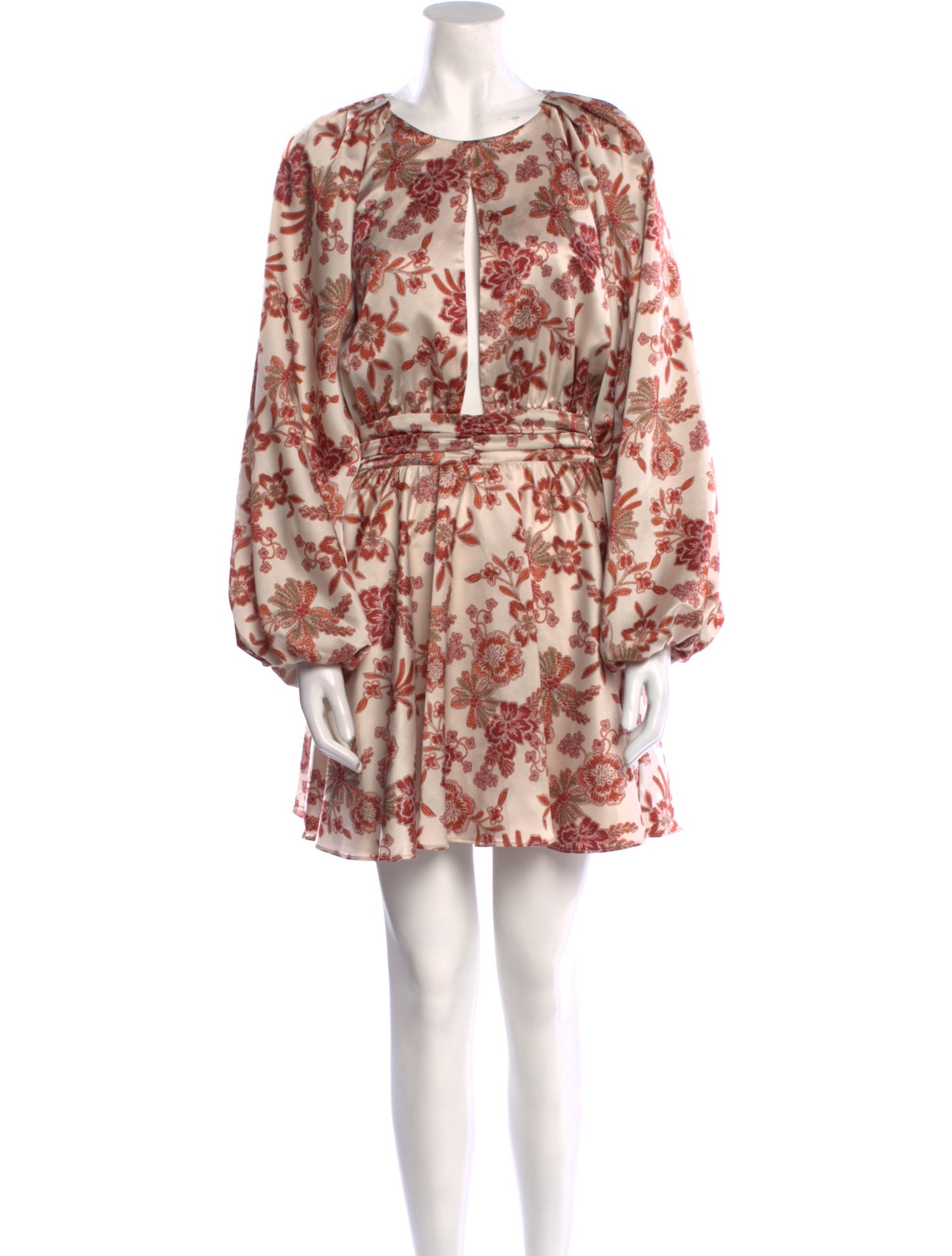 MISA Los Angeles Floral Print Mini Dress