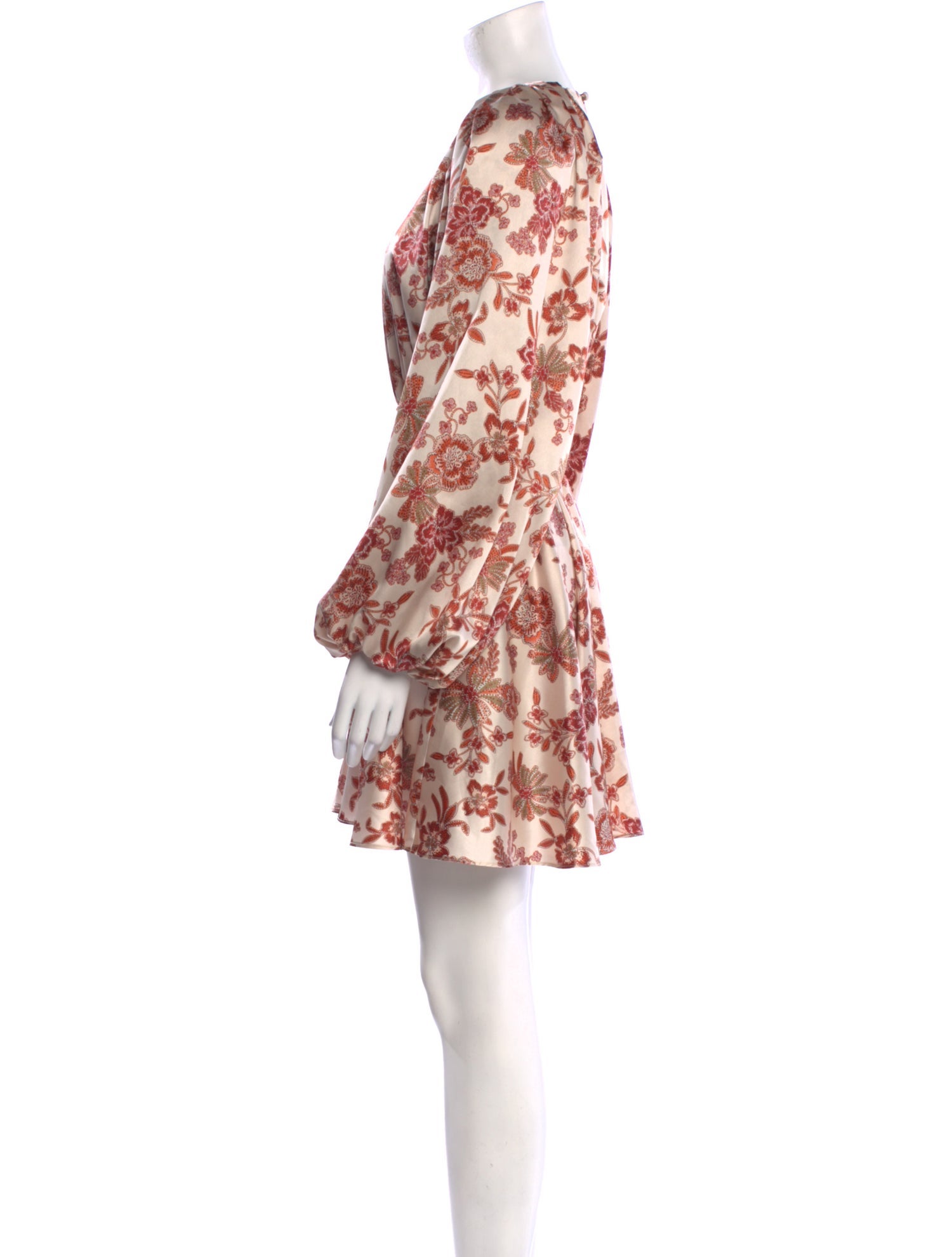MISA Los Angeles Floral Print Mini Dress