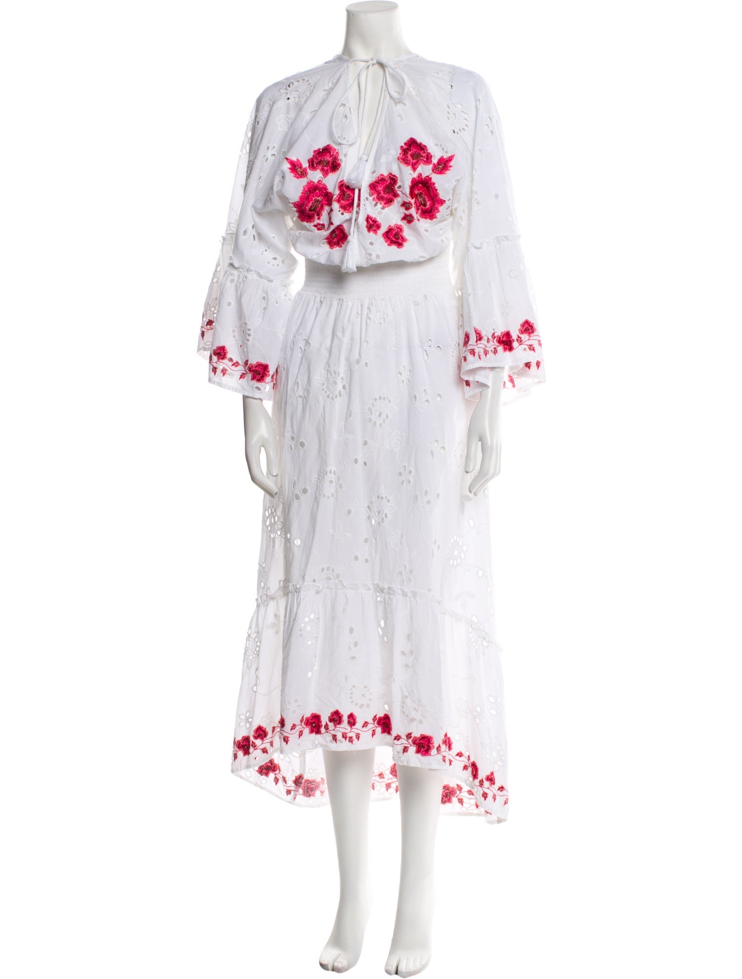 MISA Los Angeles Floral Print Long Dress