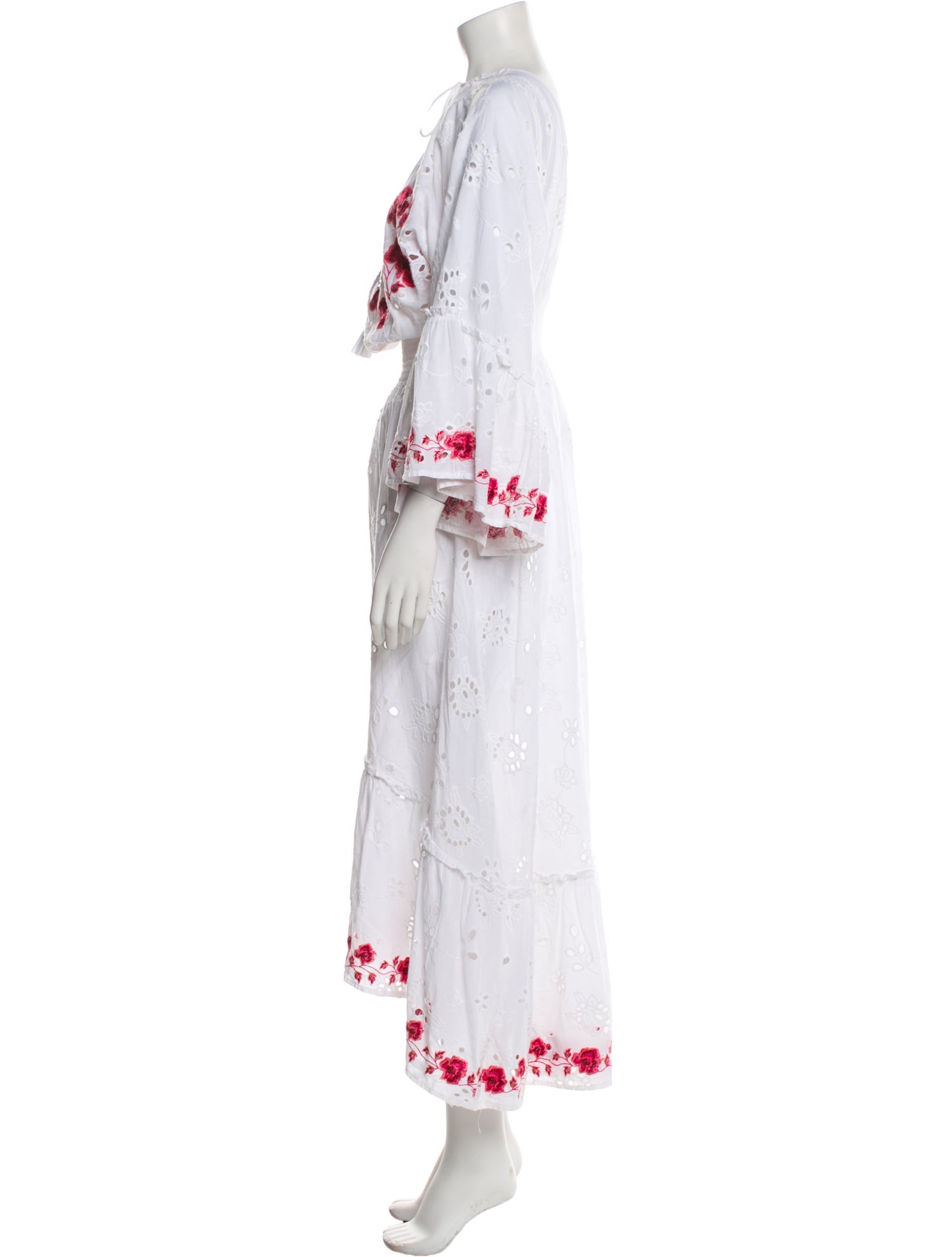 MISA Los Angeles Floral Print Long Dress