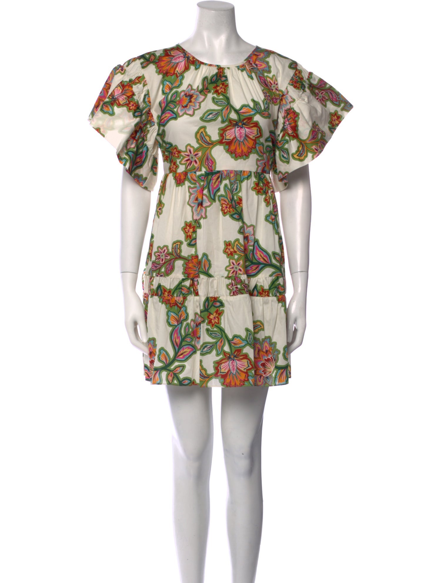 MISA Los Angeles Floral Print Mini Dress
