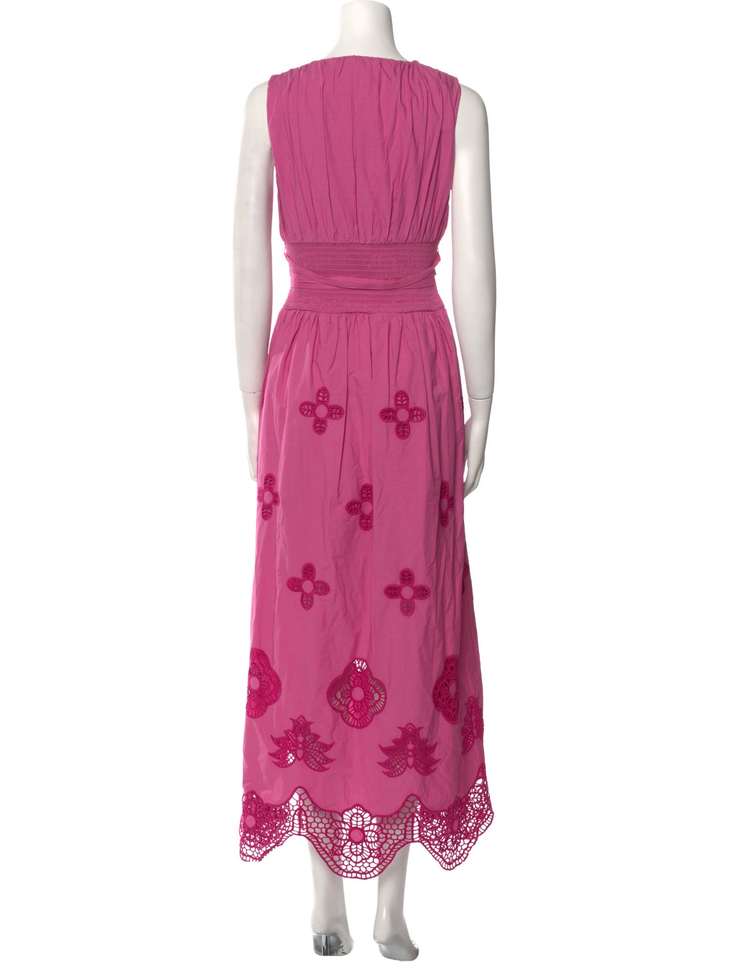 MISA Los Angeles V-Neck Long Dress