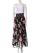 MISA Los Angeles Printed Ruffle Embellishment Skirt Set