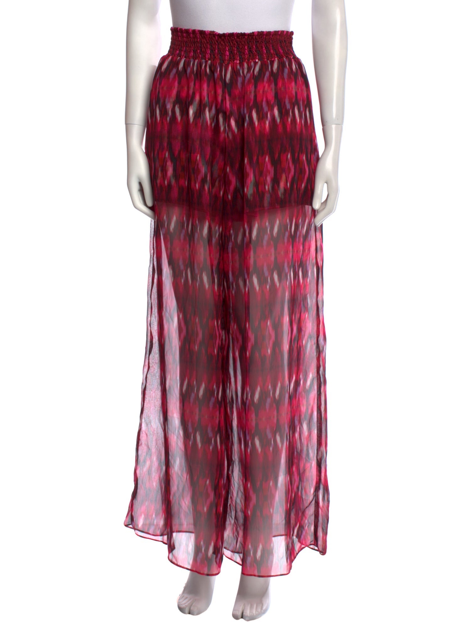 MISA Los Angeles Printed Wide Leg Pants