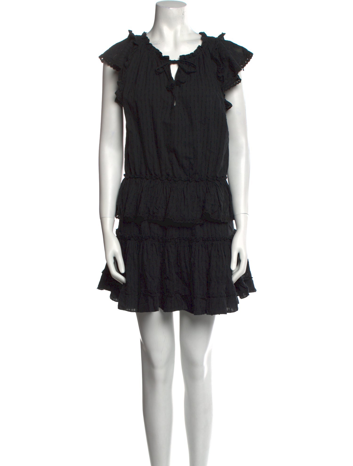 MISA Los Angeles V-Neck Mini Dress