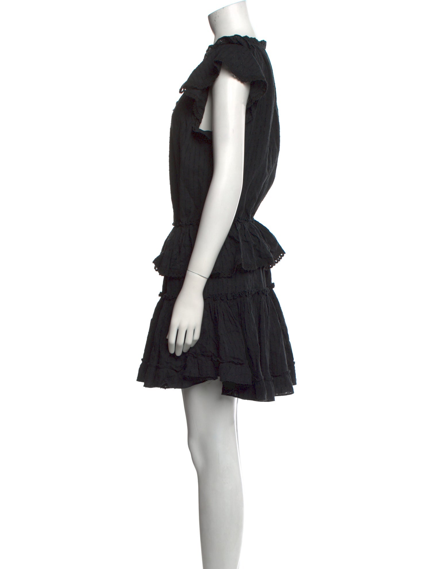 MISA Los Angeles V-Neck Mini Dress