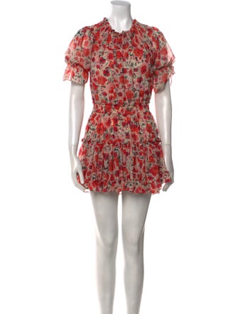 MISA Los Angeles Printed Mini Dress