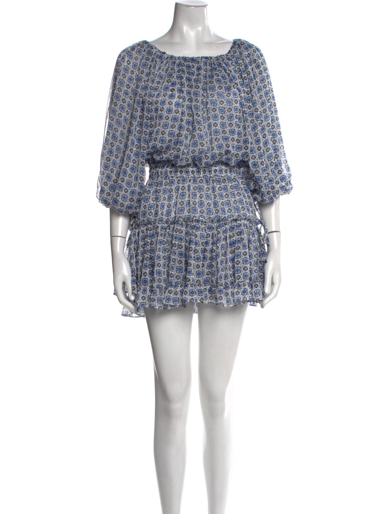 MISA Los Angeles Printed Mini Dress