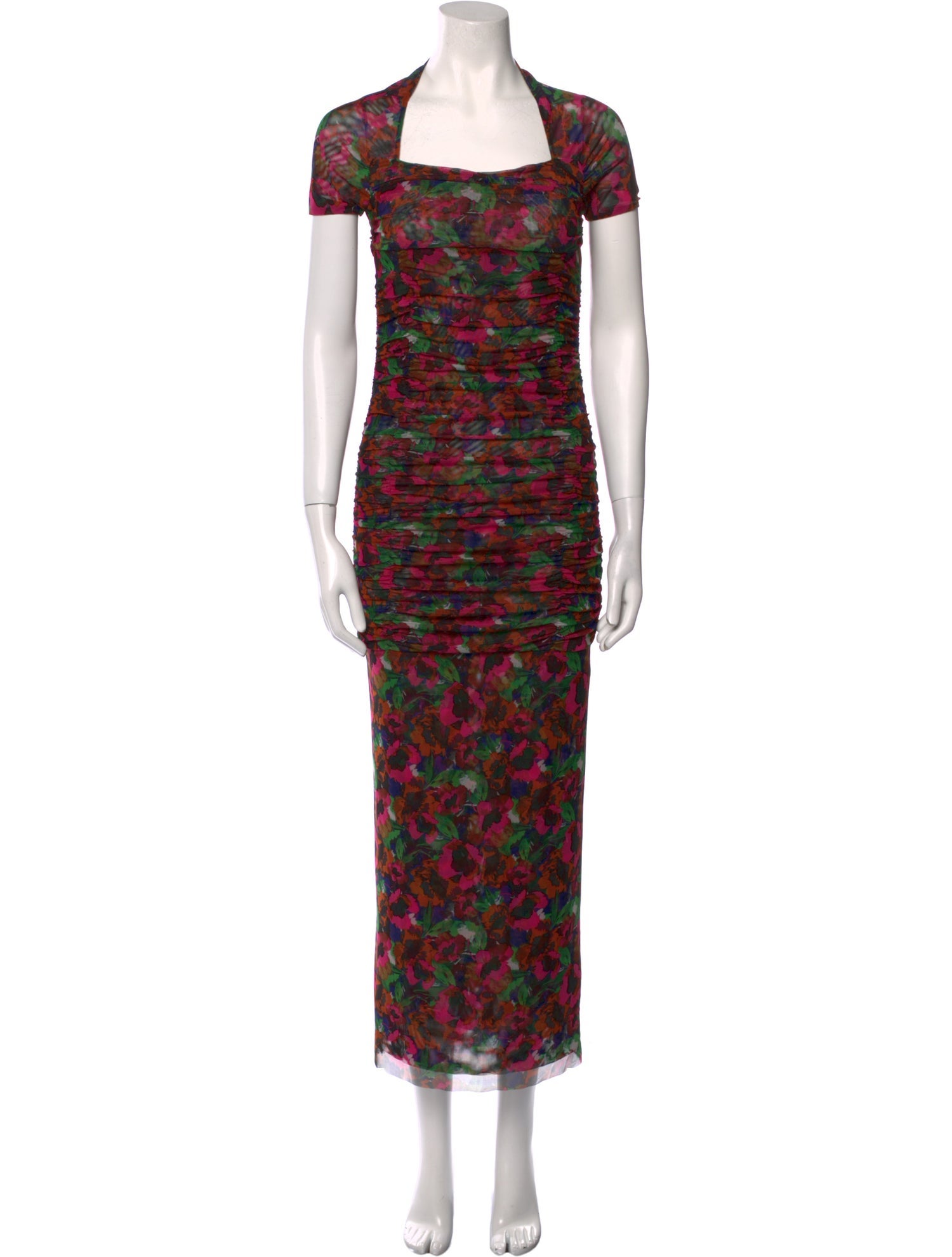 MISA Los Angeles Printed Long Dress
