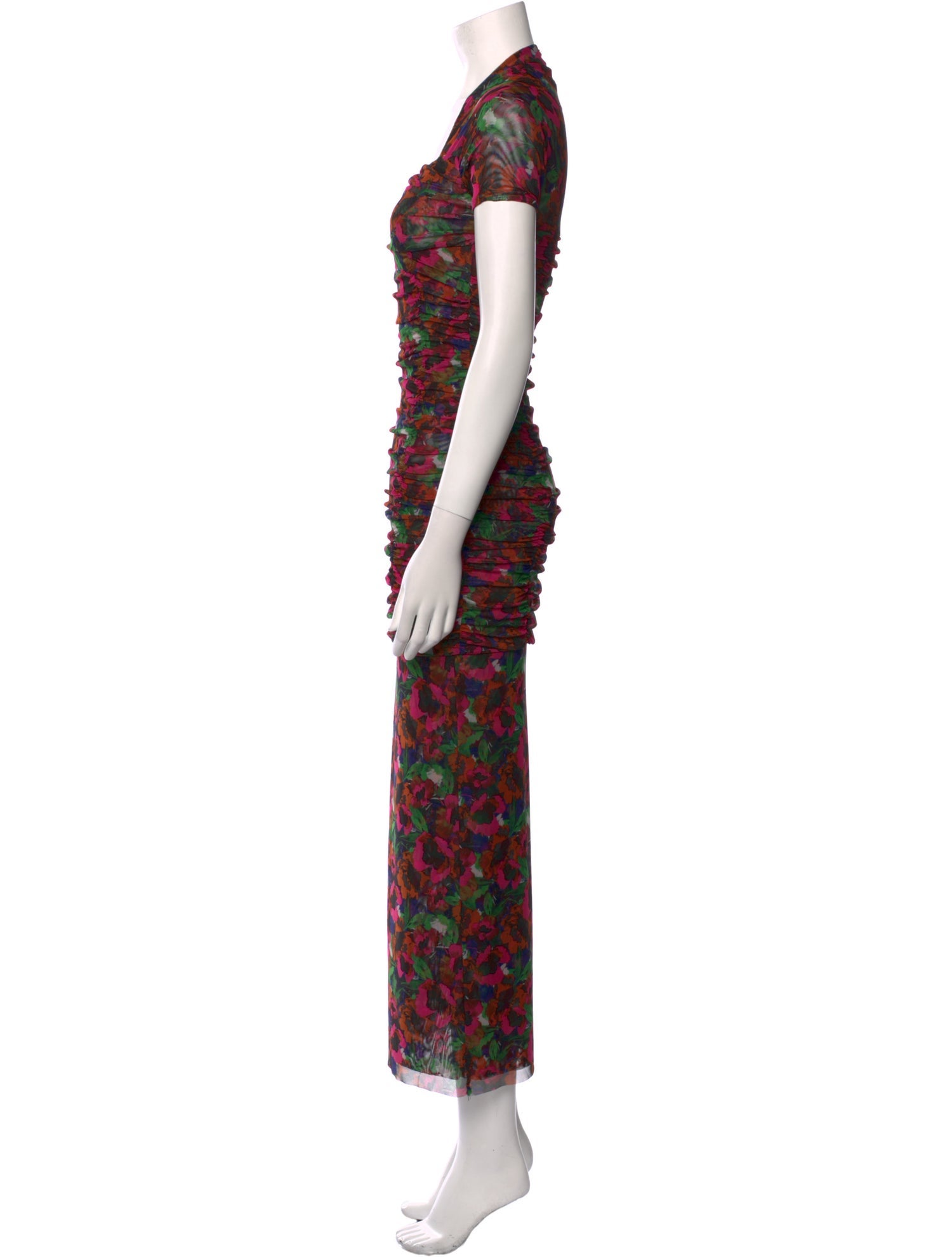 MISA Los Angeles Printed Long Dress