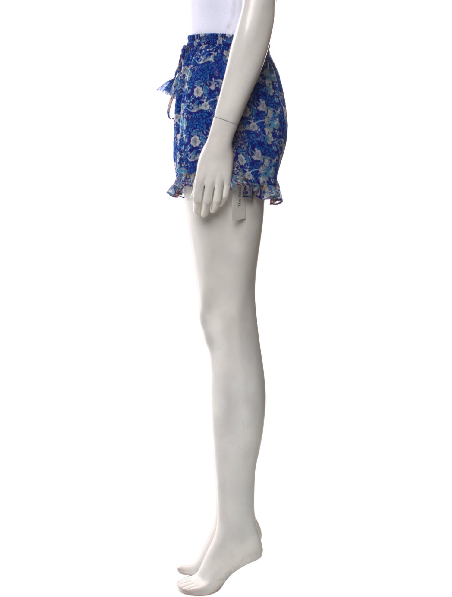 MISA Los Angeles Floral Print Mini Shorts