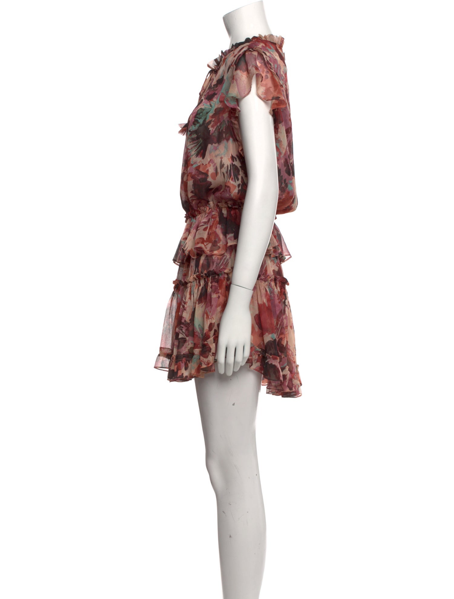 MISA Los Angeles Floral Print Mini Dress w/ Tags