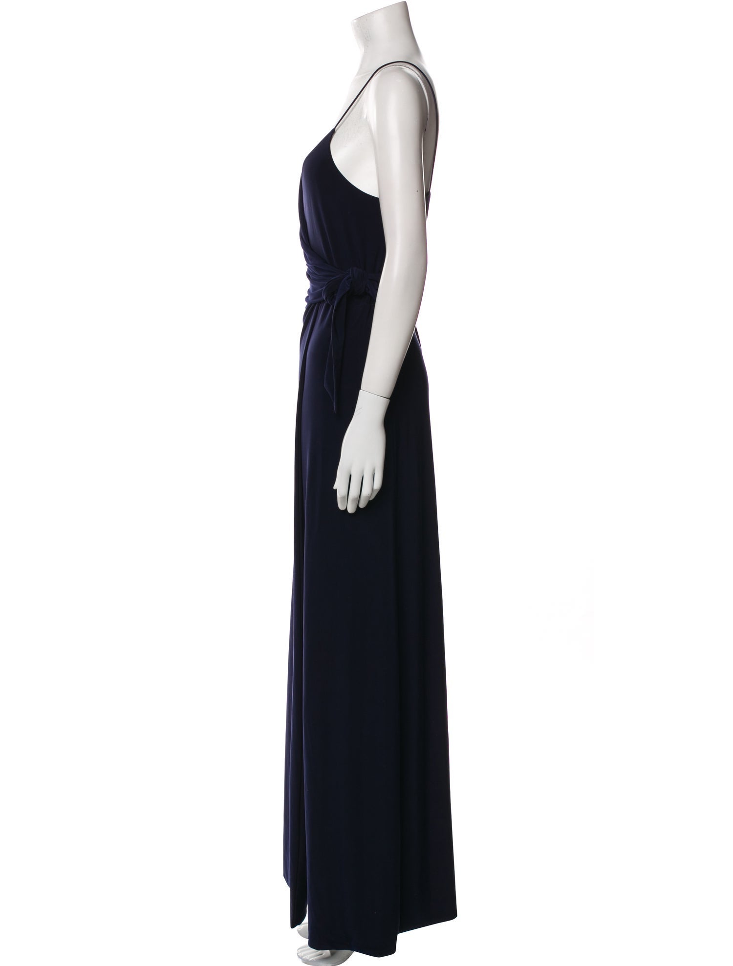 MISA Los Angeles V-Neck Long Dress