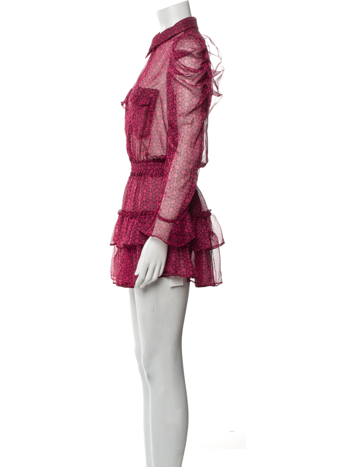 MISA Los Angeles Printed Mini Dress w/ Tags