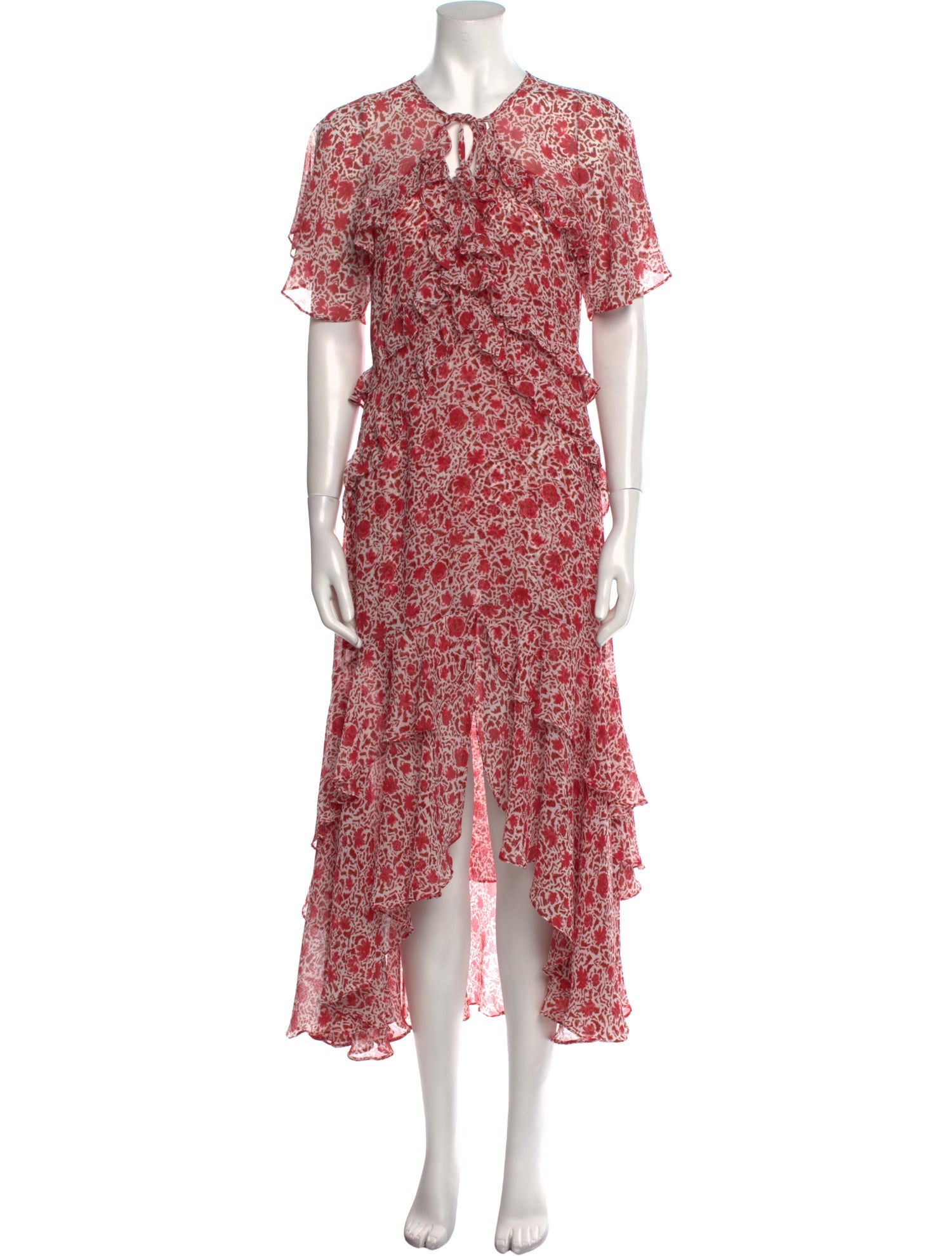 MISA Los Angeles Floral Print Long Dress