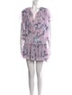 MISA Los Angeles Floral Print Mini Dress