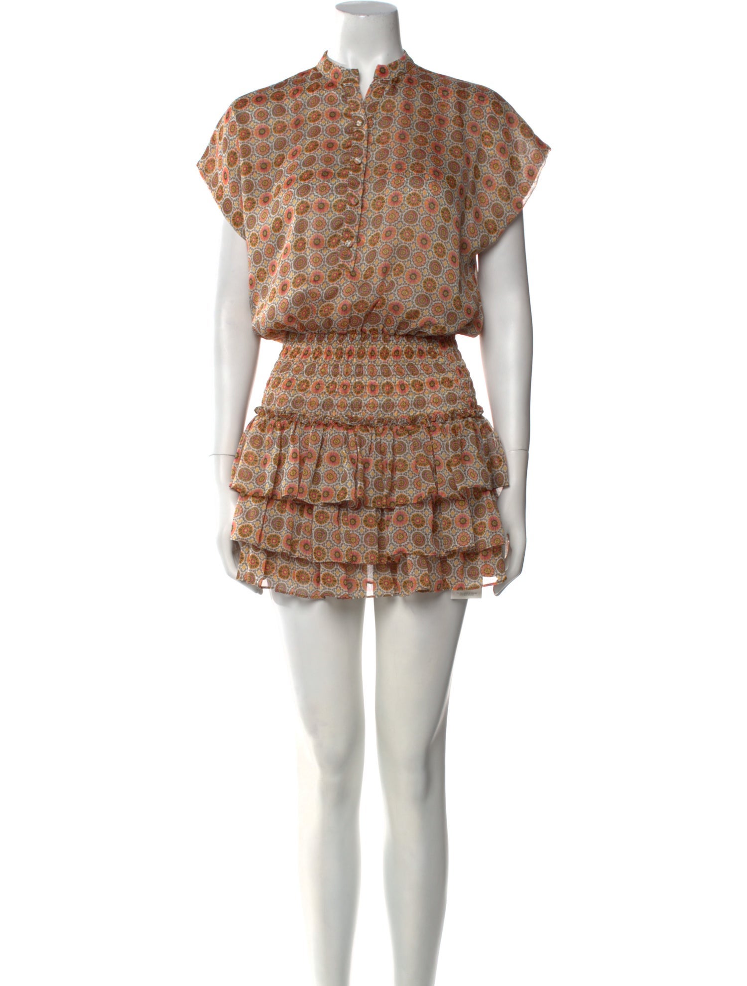 MISA Los Angeles Printed Mini Dress