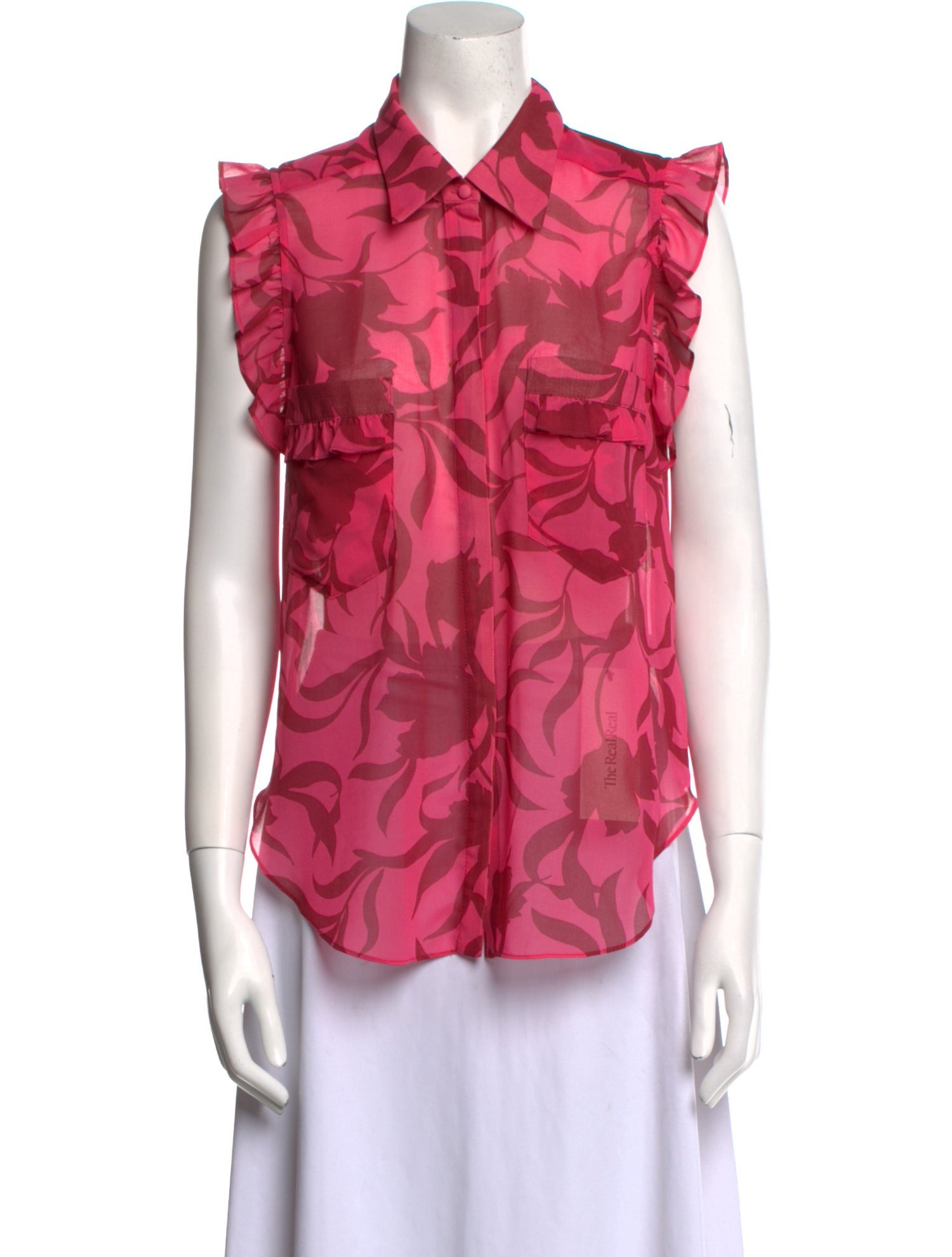 MISA Los Angeles Printed Sleeveless Top