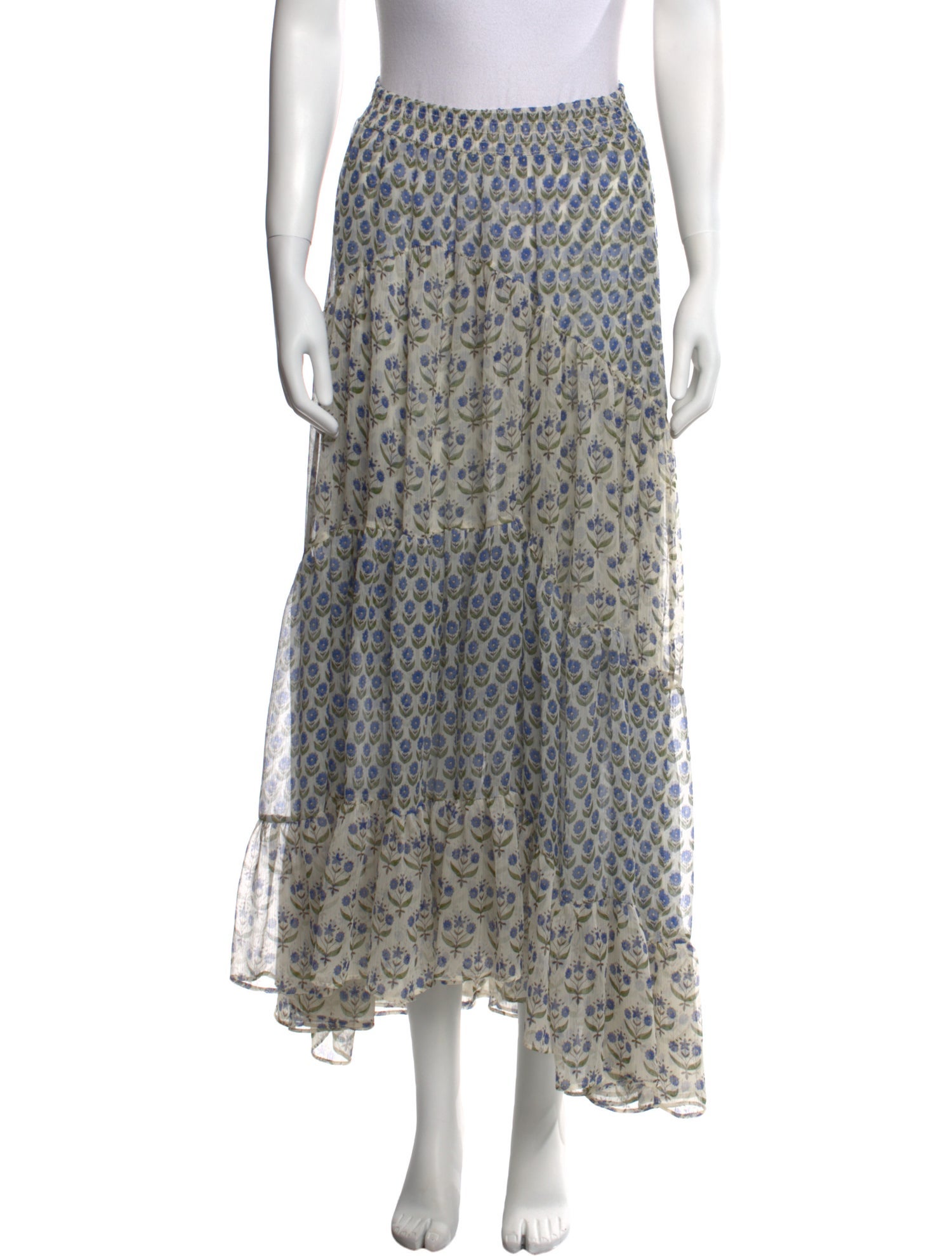 MISA Los Angeles Printed Long Skirt