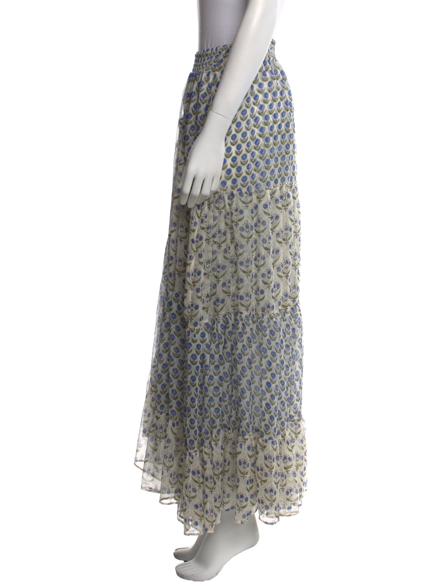 MISA Los Angeles Printed Long Skirt