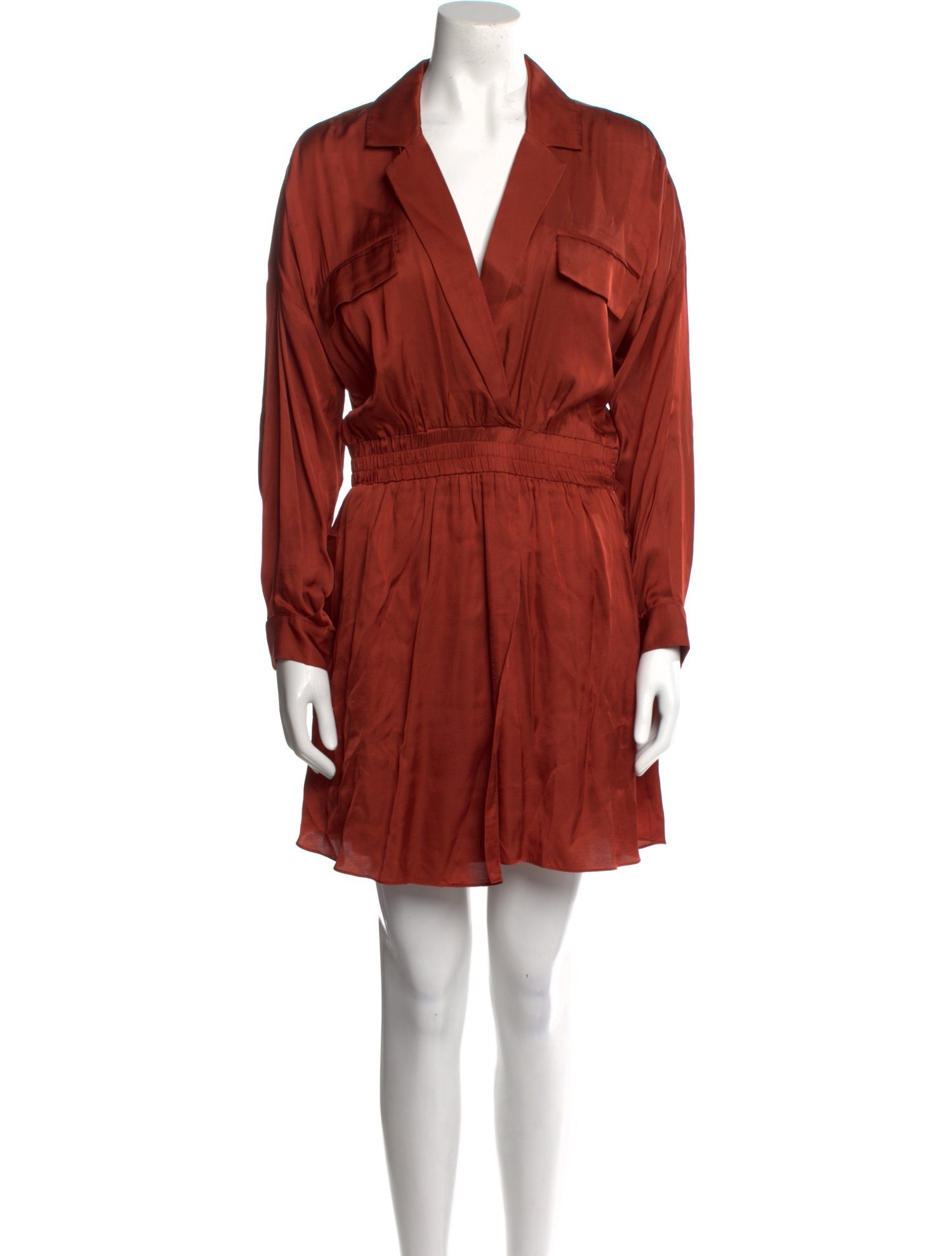 MISA Los Angeles V-Neck Mini Dress