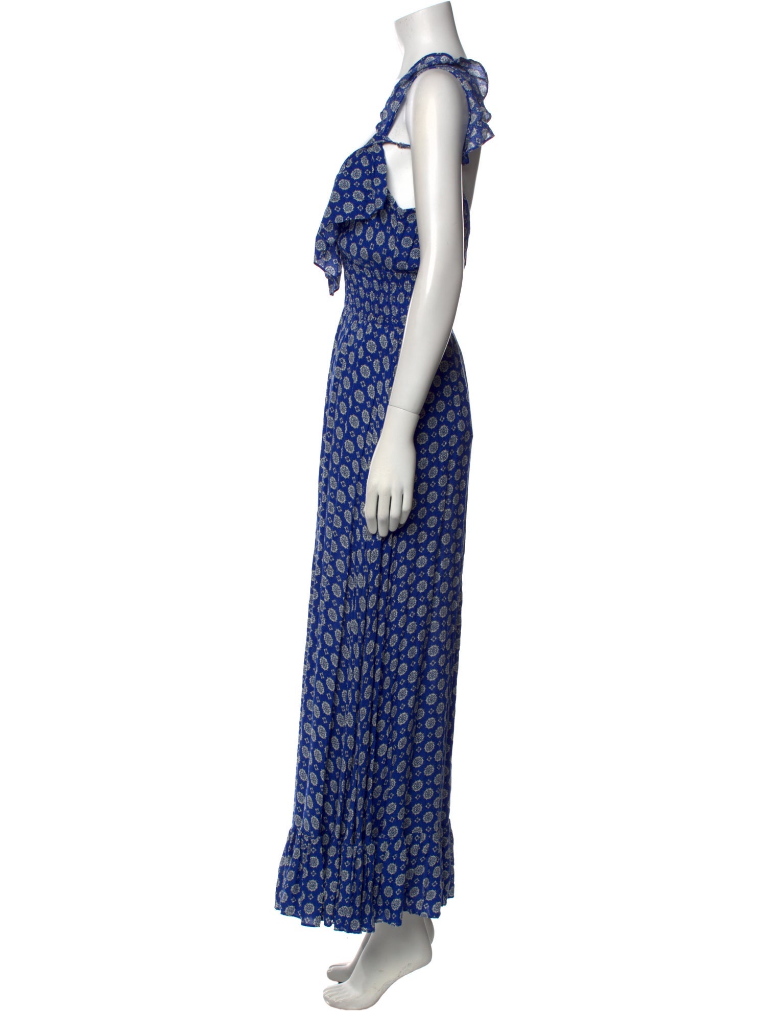 MISA Los Angeles Printed Long Dress