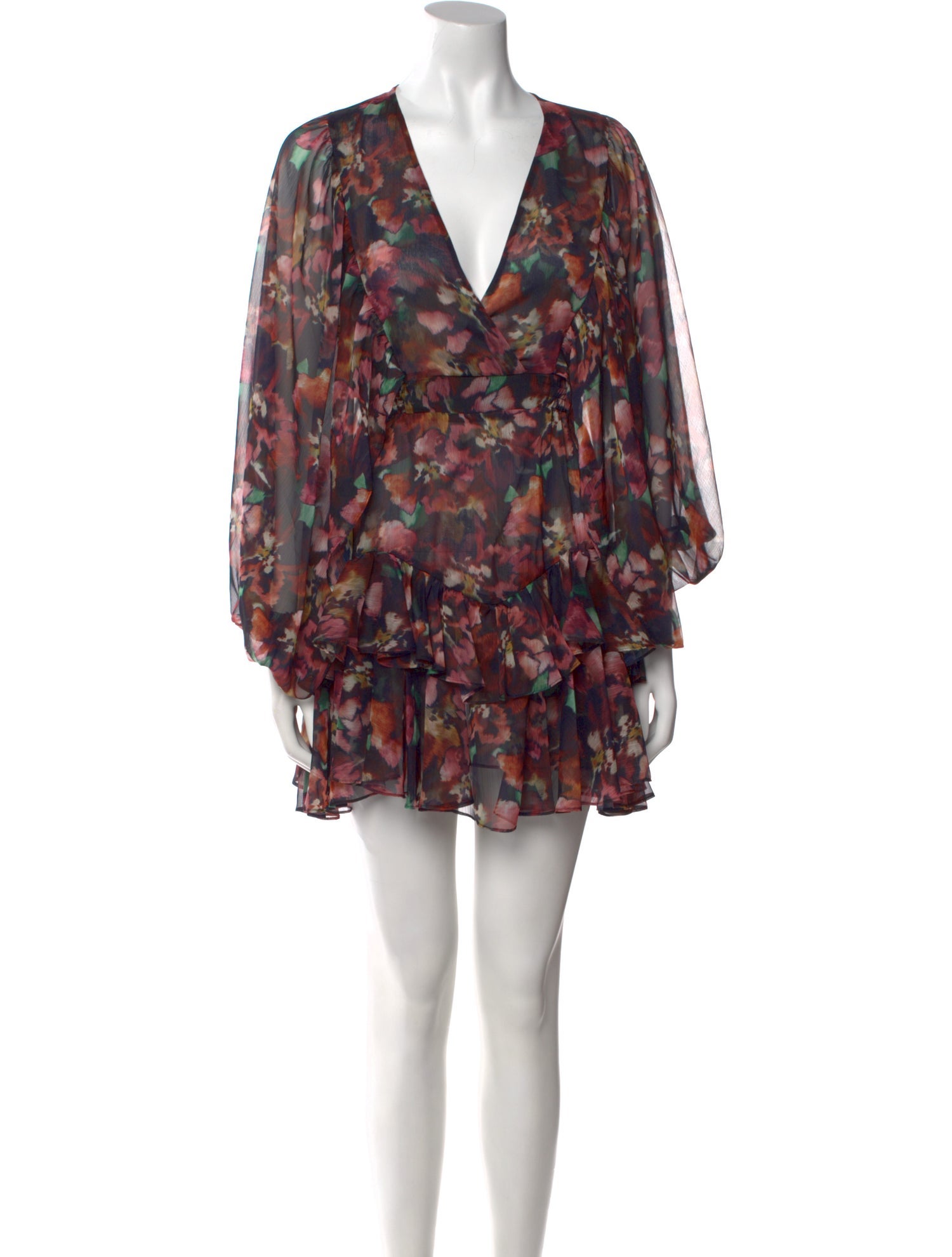 MISA Los Angeles Floral Print Mini Dress w/ Tags
