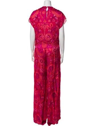 MISA Los Angeles Floral Print Pant Set