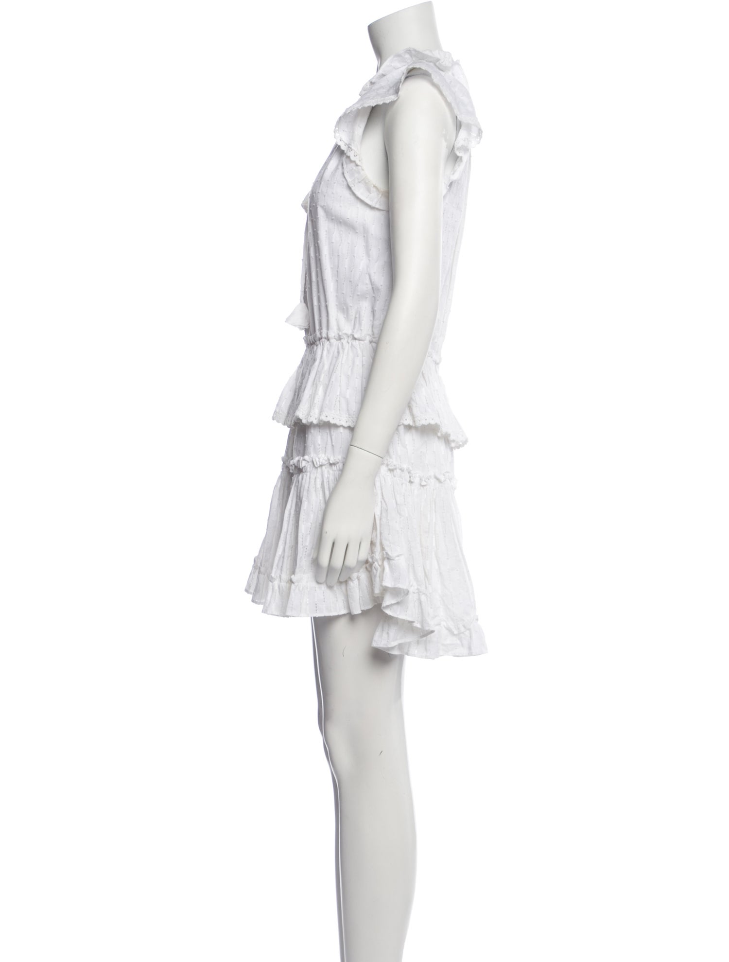 MISA Los Angeles V-Neck Mini Dress