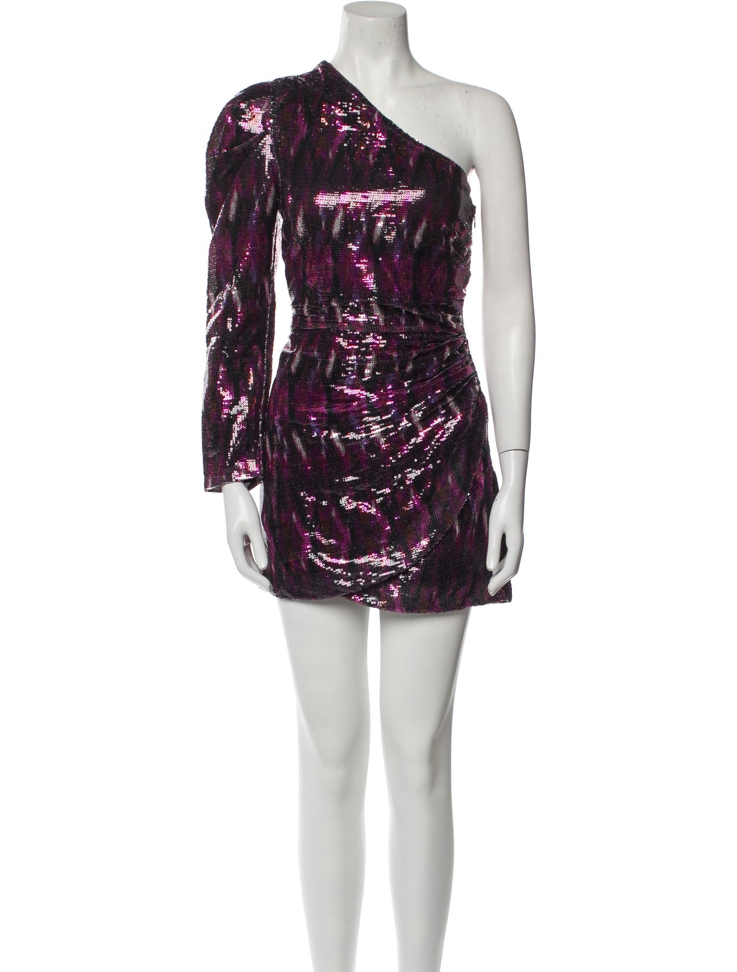 MISA Los Angeles One-Shoulder Mini Dress