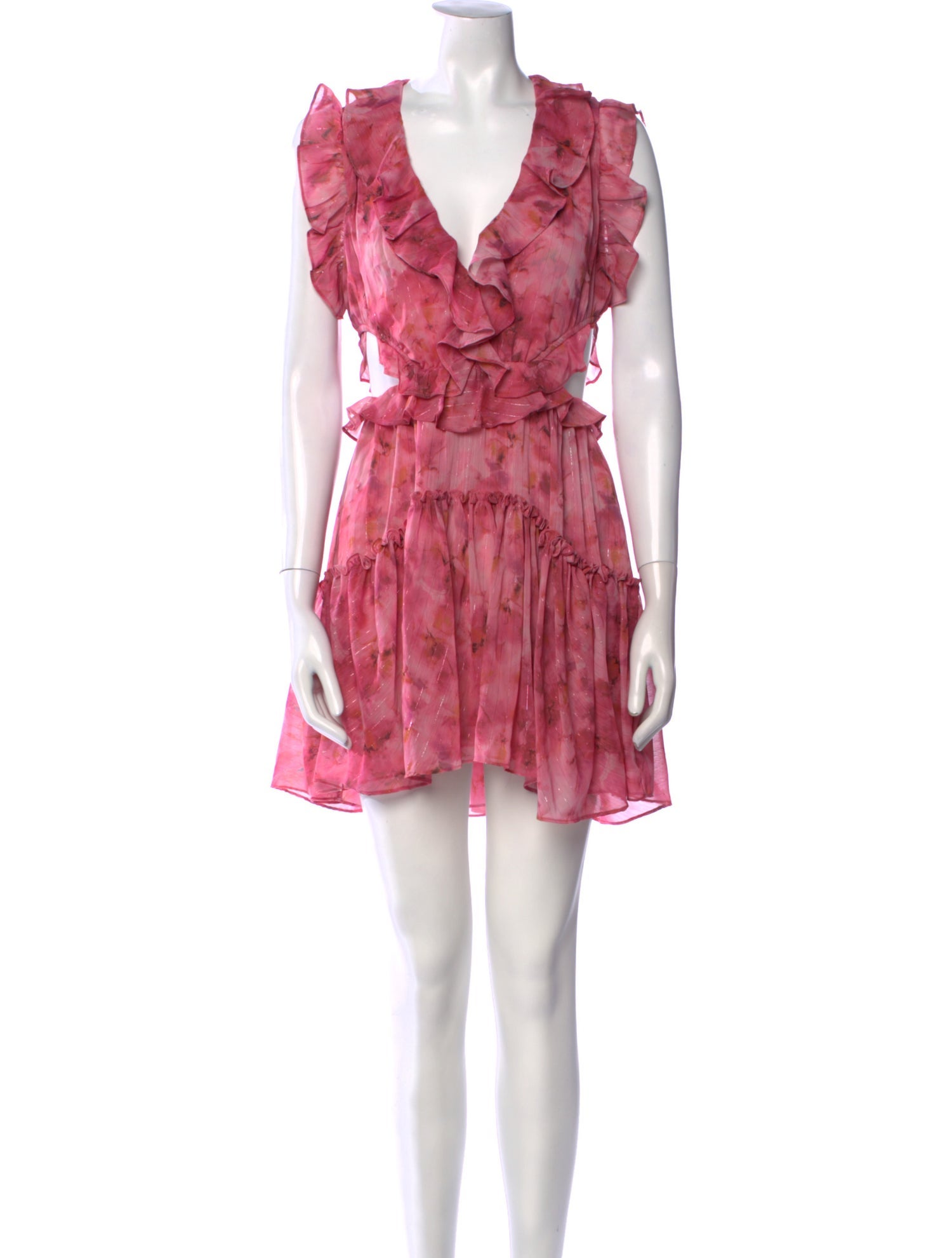 MISA Los Angeles Printed Mini Dress
