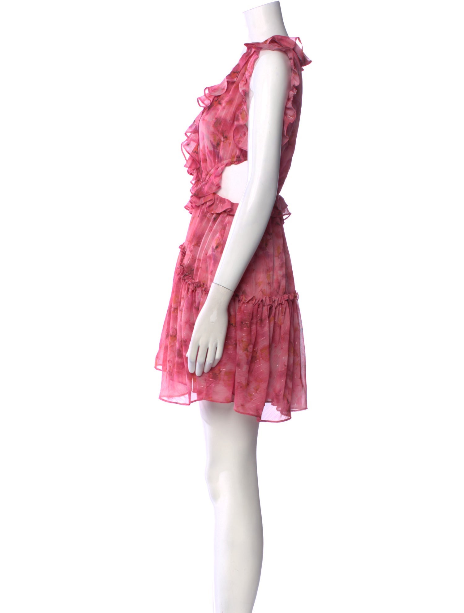 MISA Los Angeles Printed Mini Dress