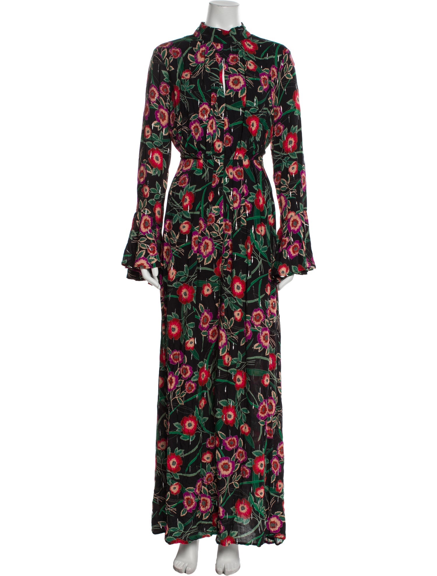 MISA Los Angeles Silk Long Dress