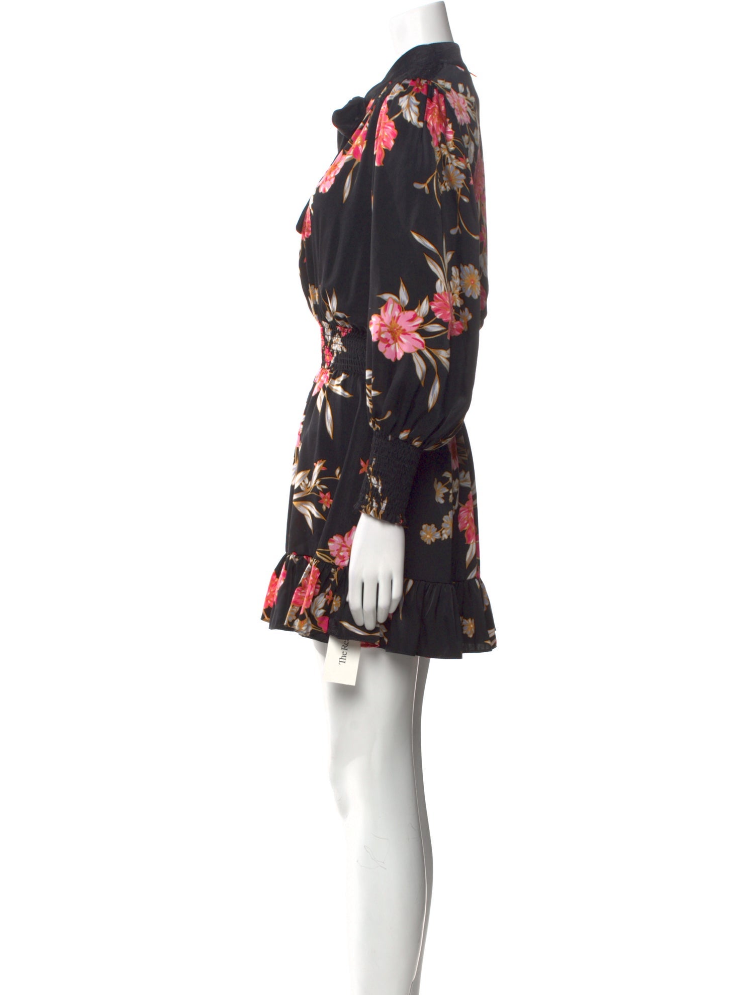 MISA Los Angeles Floral Print Mini Dress