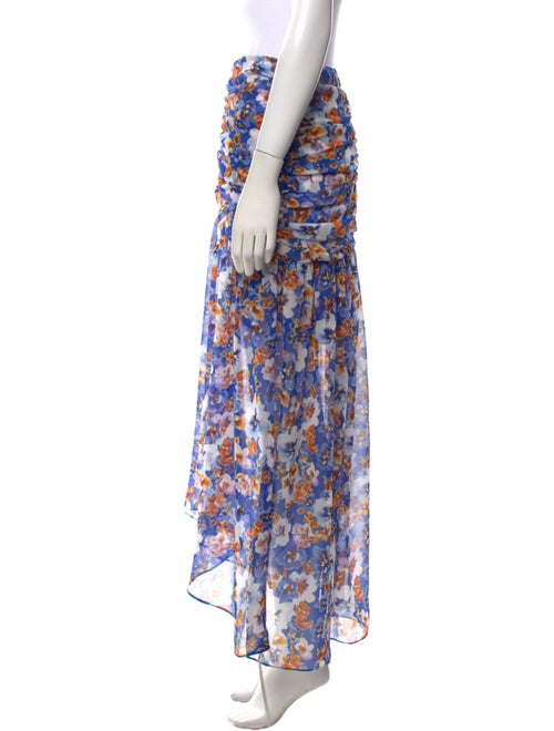 MISA Los Angeles Floral Print Long Skirt
