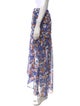 MISA Los Angeles Floral Print Long Skirt