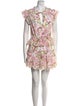 MISA Los Angeles Floral Print Mini Dress