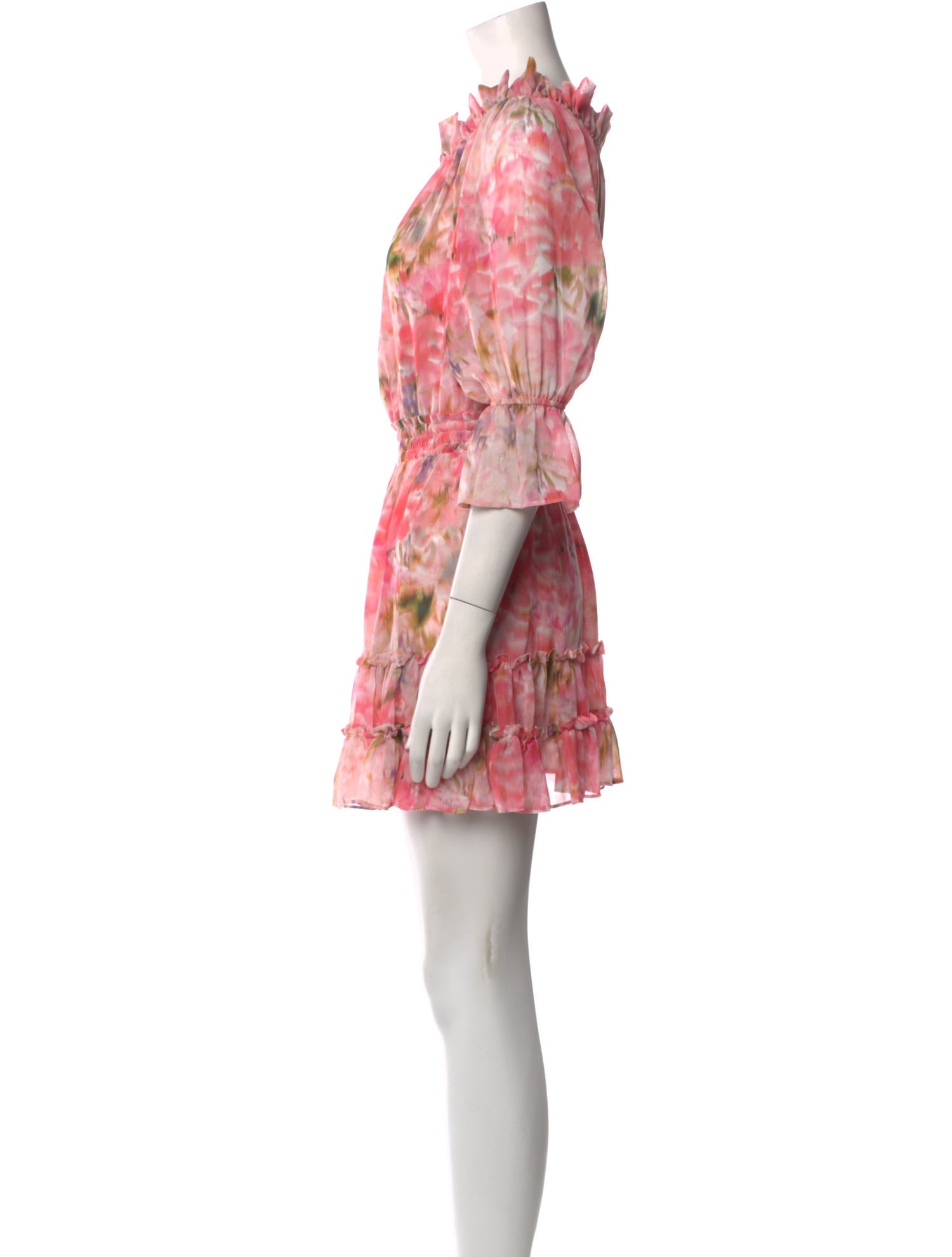 MISA Los Angeles Printed Mini Dress w/ Tags