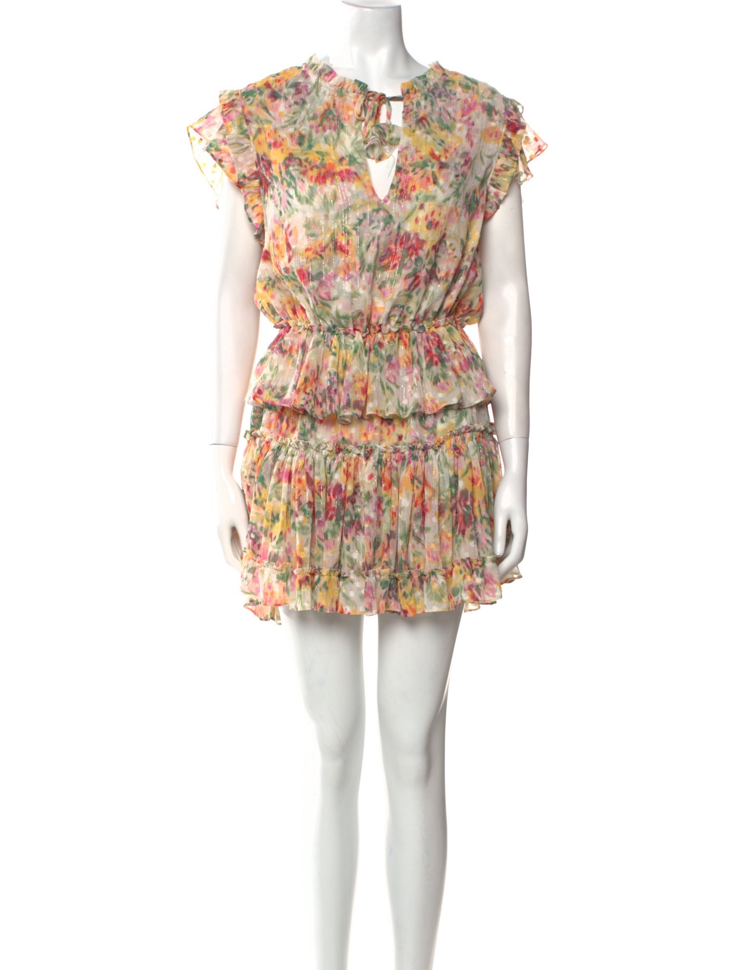 MISA Los Angeles Printed Mini Dress